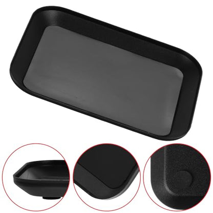 NUOBESTY Aluminum Alloy Magnetic Screw Tray for Small Metal Parts, Rc Model Car Repair Tool Organizer, Black