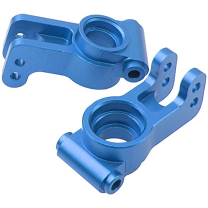 ShareGoo Metal Front Steering Knuckles & Base C-Hubs Caster Blocks & Rear Stub Axle Carriers Compatible with 1/10 Losi Tenacity TT Pro 4WD SCT DB Pro Lasernut U4 RC Truck (Blue)