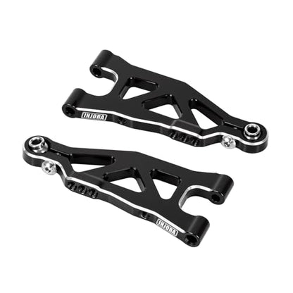 INJORA Aluminum Front Lower Suspension Arms Replacement for 1/16 ARRMA Mojave GROM 1/12 Losi Nascar Upgrade