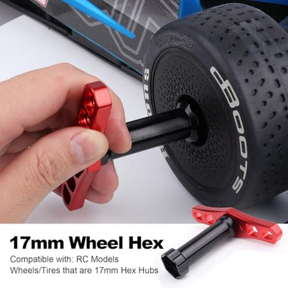 Hobbypark Hex Driver Set (1.5mm 2.0mm 2.5mm 3.0mm), Hex Nut Driver Set(4.0/5.5/7.0/8.0mm) Screwdriver Kit, 17mm Wheel Wrench, RC Screw Tray, Turnbuckle Wrench, RC Repair Tools Kit for RC Cars