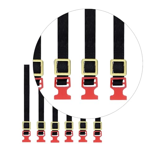 Menolana 6 Pieces Roof Rack Luggage Rope RC Crawler Elastic Straps RC Car Roof Rack Luggage Rope Adjustable Buckle Material Suitable for RC Crawler, Red - color: Red
