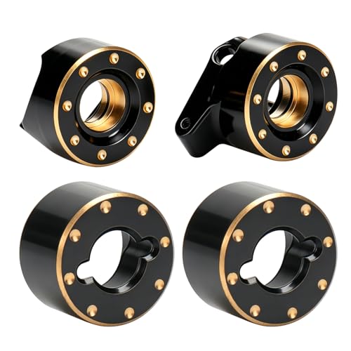 daitoku Brass Steering Knuckles Rear Hub Weights RC Axle Counterweight Upgrade Parts for 1/30 Axial SCX30 Jeep RC Crawler Car