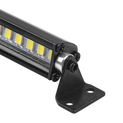 4.72" RC 24Led LED Light Bar Roof LED Lamp Body Shell Roof Light Compatible with Traxxas TRX-4 SCX10 90046 D90 SCX10 II CC01 Redcat Gen7 1/10 RC Crawler Car Truck