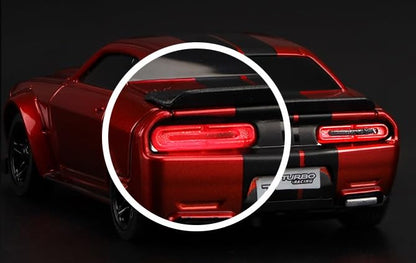 Turbo Racing C75 1:76 Scale Mini RC Car Full Proportional RTR 2.4GHz RC Transmitter - Remote Control RC Cars Toy Vehicle for Adult (HELIDIRECT) (Red) - color: Red