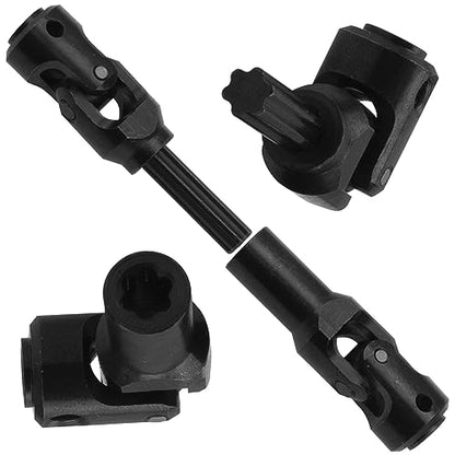 2Pcs Vgoohobby Universal Drive Shaft RC Crawler Driveshaft Compatible with Traxxas TRX4 Axial SCX10 AXI03007 Redcat Gen7 RC4WD D90 TF2 1/10 RC Crawler Car (Black,68-86mm)