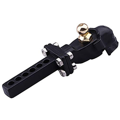 Hobbypark Metal Scale Trailer Hitch Drop Hitch Receiver Tow Hook Shackles for Traxxas TRX4 Axial SCX10 90046 90047 1/10 RC Crawler Cars