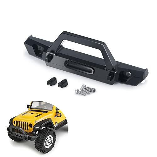 Que-T 1/24th RC Metal Front Bumper for Axial SCX24 AXI00002 JLU CRC 4WD-RTR Crawler Car Upgrade Parts