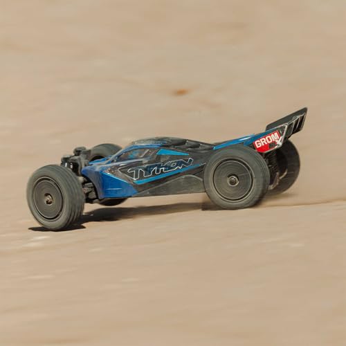 ARRMA Typhon GROM 4X4 223S BLX Brushless RC Buggy, RTR, Blue | Small Scale, DSC, Battery & Charger Included, ARA2306ST2 - color: Blue