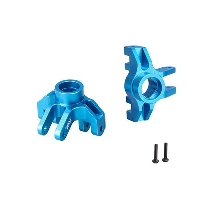 KYX Racing Aluminum Steering Spindle Black Upgrades Parts Accessories for 1/18 RC Car LOSI Mini LMT 4X4 Monster Truck