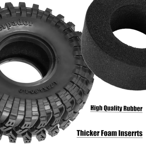 1.9 Dually Beadlock RC Wheel RC Tires for 1/10 SCX10 90046 AXI03007 TRX4 TRX6 VS4-10 Gen7 Gen8 MST CFX D90,Aluminum 1.9" Wheel Hub Rim RC Truck Tires 4pcs w/Adjustable Offset,4PCS Titanium - color: Titanium/Rc Wheel