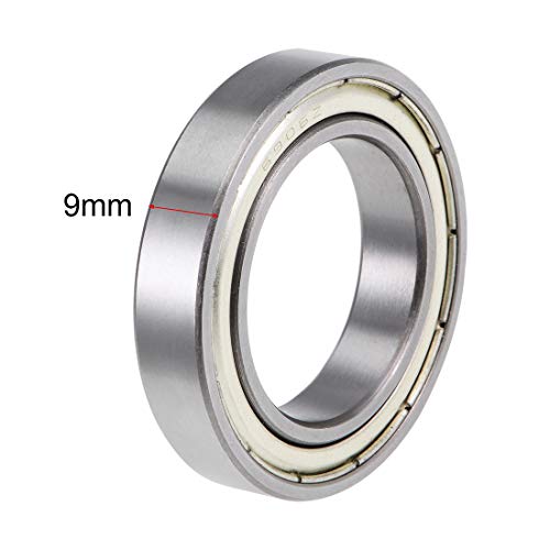 uxcell 6906ZZ Deep Groove Ball Bearings Z2 30mm X 47mm X 9mm Double Shielded Carbon Steel 2pcs - size: 30mmx47mmx9mm