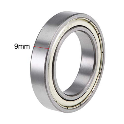uxcell 6906ZZ Deep Groove Ball Bearings Z2 30mm X 47mm X 9mm Double Shielded Carbon Steel 2pcs - size: 30mmx47mmx9mm