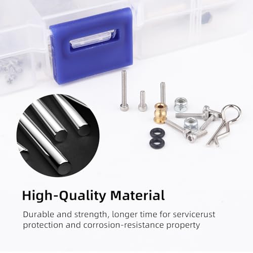 271pcs M1.4 RC Screw Kit Screws Assortment Set Hardware Fasteners for Axial SCX24 1/24 RC Crawler Deadbolt C10 Jeep AXI90081 AXI00001 AXI00002