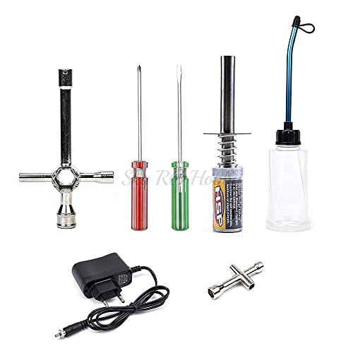Replacement Part For Rechargeable Glow Plug Starter Igniter AC Charger Ignition Kit For Nitro Engine Power 1/10 1/8 RC Car Engines - (Color: With US Plug) - color: With US Plug