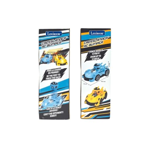 Lexibook, Crosslander, RC2 | Set of 2 Cars, Removable Figures, Sound and Lighting Effects - style: RC2