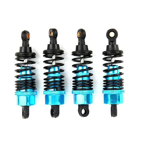 4pcs 68mm/98mm /108mm Aluminum Shocks Absorbers Damper for HSP for HPI 1/10 Scale RC Car On-Road Monster Truck Off Road Buggy(Blue 68mm) - color: Blue 68mm
