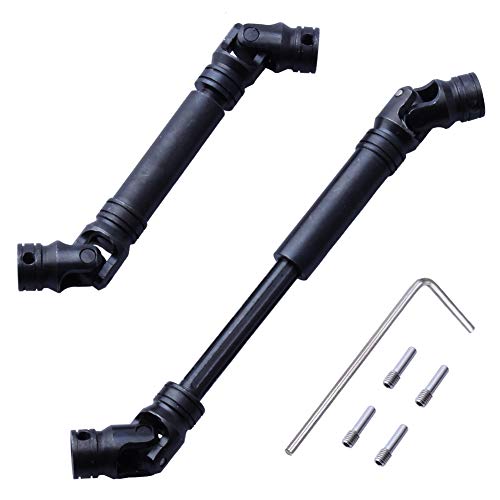Hobbypark Steel Centre Drive Shaft CVD 90-125mm for 1/10 RC Crawler Traxxas TRX-4 Axial SCX10 Upgrade Parts Hop-Ups Replacement (2pcs)