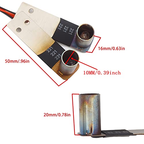 1/10 RC Car Exhaust Pipe Metal Tailpipe for 1/10 Drift Crawler HPI HSP94123 D4 Sakura TT01 Model Car Upgrade Parts (B) (b)