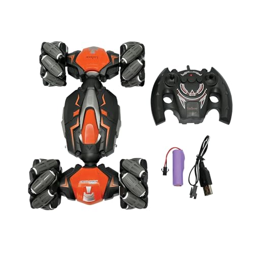 LEXiBOOK, Crosslander Twist RC Car, RC46 | 4WD, 360° twists, Stunts, Rechargeable - style: Crosslander Twist