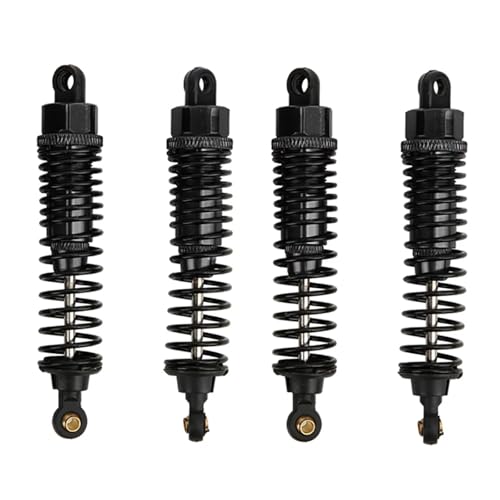 4pcs 68mm/98mm /108mm Aluminum Shocks Absorbers Damper for HSP for HPI 1/10 Scale RC Car On-Road Monster Truck Off Road Buggy(Black 108mm) - color: Black 108mm
