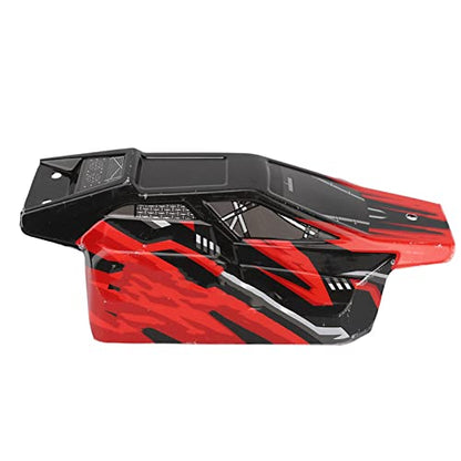 Car Body Shell for SCY 16201PRO 1/16 RC Car, PVC High Impact Resistance Remote Control Car Body Frame Replacement, Durable RC Shell with Exquisite Print and Precise Fit (Red) - color: Red