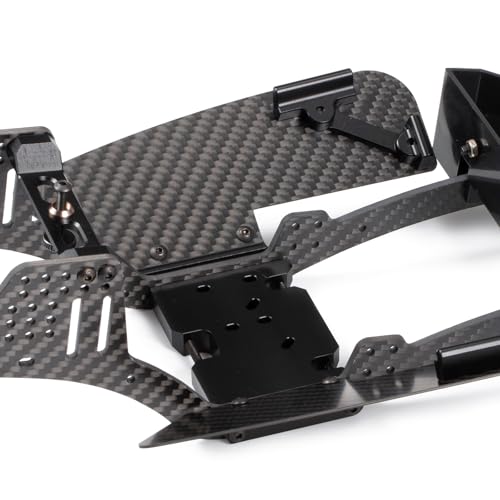 Carbon Fiber Boat Sliders Standard Sliders ESC Tray for RC Crawler 1/10 LCG Chassis Rails Power Wagon Cab Gspeed V3 V4 FS G-Shot (Boat Sliders B)