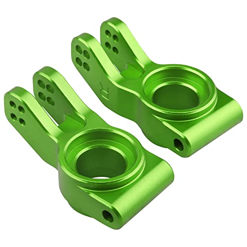 Aluminum Rear Hubs Stub Axle Carriers Knuckles for 1/8 ARRMA Typhon Talion 6S, 1/7 Infraction Limitless Mojave 6S BLX Upgrades, Replaces AR330193 (Green)