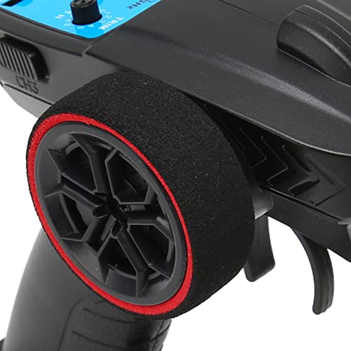 ZJchao 3 Channel RC Transmitter with Speed Adjustment & Receiver Kit 2.4GHz for Car Boat Remote Control System