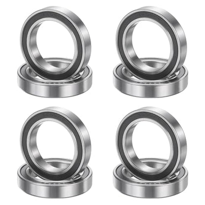uxcell 8Pcs 6805 2RS 25mmx37mmx7mm Deep Groove Ball Bearings, Double Rubber Shielded Bearing Steel ABEC5 High Performance for Industrial Machinery Precision Transmission, Black - size: 6805 2RS 25mmx37mmx7mm
