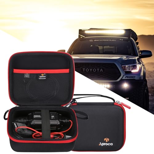 Aproca Case Compatible with NOCO GENIUS1 / GENIUS2 / GENIUS2D Fully-Automatic Smart Charger, Portable Storage Bag for Accessories (Case Only)