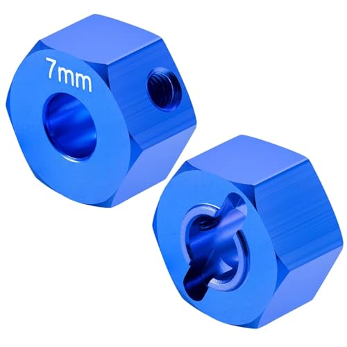 Rc Accessories for Slash 2wd 1/10 Metal 12mm Hex Wheel Hub Adapter 5.5mm + 7mm Thickness Short Course Truck Upgrade Replacement Parts