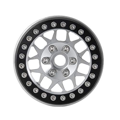 Aluminum 2.2" RC Beadlock Wheels Rims for Axial SCX10 II III TRX4 | 1/10th RC Crawler Car Upgrade Parts