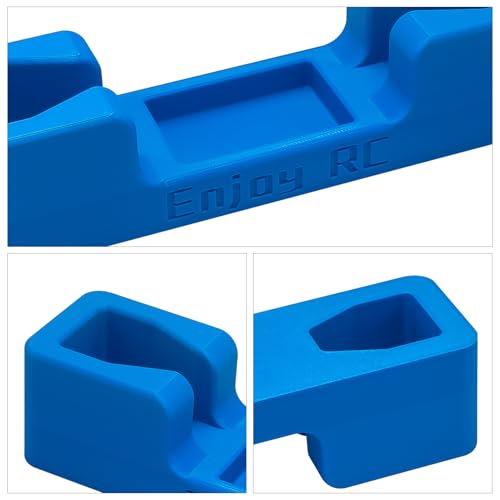 RC Car Stand RC Stand Simulation and Static Display RC Work Stand for 1/18 1/24 TRX4M SCX24 FCX18 FCX24 Remote Control Car (Blue & Green) - color: Blue & Green