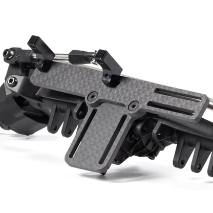 T3V1 Carbon Fiber LCG Chassis Kit RC Performance Carbon LCG Chassis Kit and Link Kit Capra Portal Axle ESC Battery Servo Plate (BOA Servo Mount) - color: Boa Servo Mount
