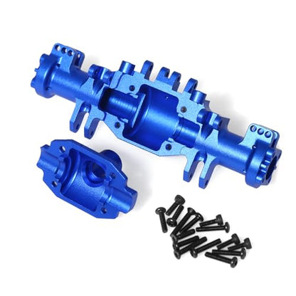 Aluminum Quick Release Bridge Shell Cover RC Upgraded Parts for LOSI 1/18 Mini LMT 4X4 Brushed Monster Truck RTR-LOS01026 RC Car, Blue - color: Blue Bridge Shell