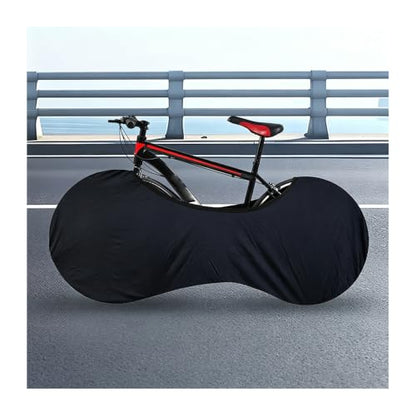 Bicycle Wheel Dust Cover for Scott Foil RC 20 Bike Tire Cover Anti-Dirt Stretchable Lightweight Indoor Bike Wheel Protector,22-27.5 Inches