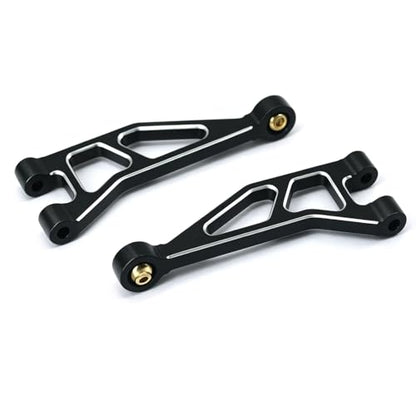 Aluminum Upgrade Parts Set for ARRMA 1/16 Mini Kraton 3S, Front/Rear Upper/Lower Arm, Gearbox Cover, Wing, Steering Link (Black Front/Rear Upper/Lower Arm Set) - color: Black Front/Rear Upper/Lower Arm Set