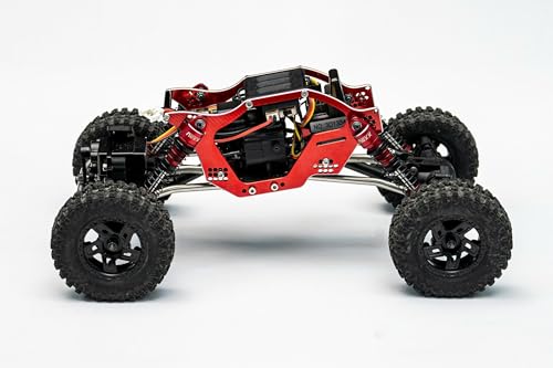 furitek FX118 Fury Wagon XCompetition Upgrade Kit Scale 1/18 RC Crawler RTR - Remote Control Car, RC Crawlers with High-End Upgrades Ready to Install for Adults - color: Red (Tt-0023)