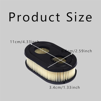 4PCS 593260 Air Filter Replaces 798452 334404, Air Cleaner Cartridge Filter, Lawn Mower Air Cleaner Replacement Filters for 550E 09P702 500EX 550EX 575EX 09P00 5432 5432K 4247 Series Engine