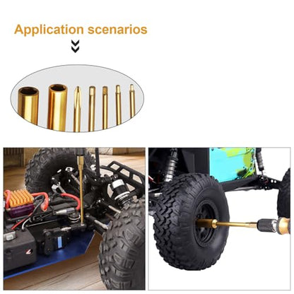 8Pcs RC Tool Hex Driver Screwdriver Set, 1.5-3.0mm Nut & Cross-Shaped for Electric Driver YUBJIANG
