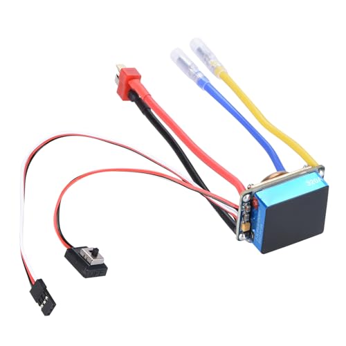 RC Auto Car Boat Brushed ESC Kit Waterproof Motor Electronic Speed Controller US - size: 320A