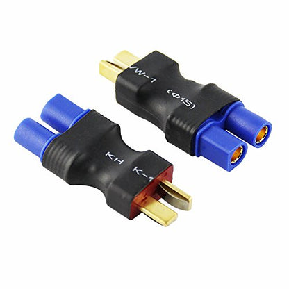 4pcs T-Plug Style to EC3 Male Female RC Connector Adapter(E07-4)