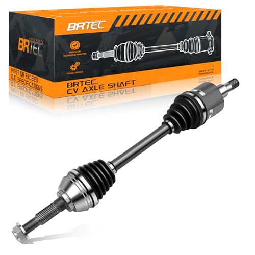 BRTEC Front CV Axle Shaft Assembly Compatible with Chevy Trailblazer 2002-2009, GMC Envoy 2002-2009, Buick Rainier 2004-2007, Isuzu Ascender, Oldsmobile Bravada, Saab 9-7x, 66-1345