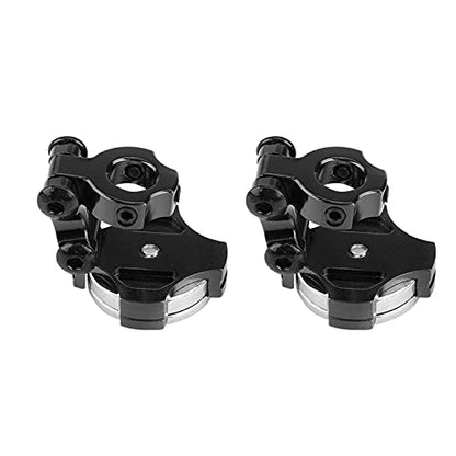plplaaoo RC Magnetic Body Post,2Pcs Aluminum Alloy Magnetic Stealth Invisible Body Post Mounts,Model Vehicle Accessories Metal Magnetic Stealth Body Post Mount for 1/10 RC Car Crawler(Black) - color: Black