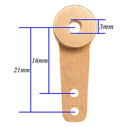 4PCS Aluminum RC Airplane Steering Servo Arm Horn Rocker Arms for RC Quadcopter Fixed Wing Parts (3mm) - size: 3mm