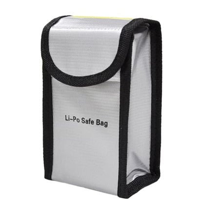 Fireproof Explosion proof Lipo Bag, Fire Retardant Battery Bags for Charging and Storage, 5.5x3.5x2.1 inches