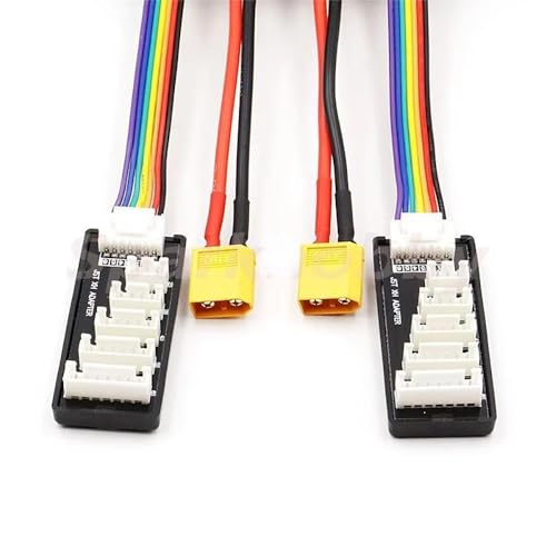 SPARKHOBBY XT60/XT30/JST/T-plug Balance Charger Extension Cable and 2-6S Extension Board for HOTA D6 D6PRO D6+ Smart Charger RC (2PCS XT60 2PCS Board) - style: 2PCS XT60 2PCS board