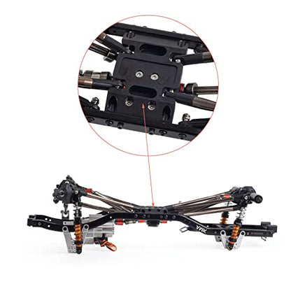Chassis Frame Set Wheelbase 313mm with 2 Speed Transmission Reversed Front Axle for 1/10 RC Crawler Axial SCX10 II 90046 EX86100