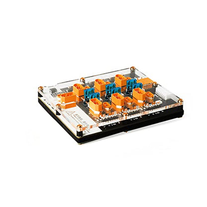 HGLRC Thor 6 Port Lipo Battery Balance Charger Board Pro 40A XT60 XT30 Plug 2-6S Integrated with Lipo Discharger for IMAX B6 ISDT Q6 Nano HOTA D6 Pro P6