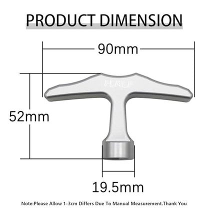 Alloy CNC Pull Starter Handle for Zenoah CY Rovan TSRC Engine (Silver) | for 1/5 Hpi Rofun Km Baja Lois 5ive-T FG GoPed Redcat Rc Car Parts - color: Silver